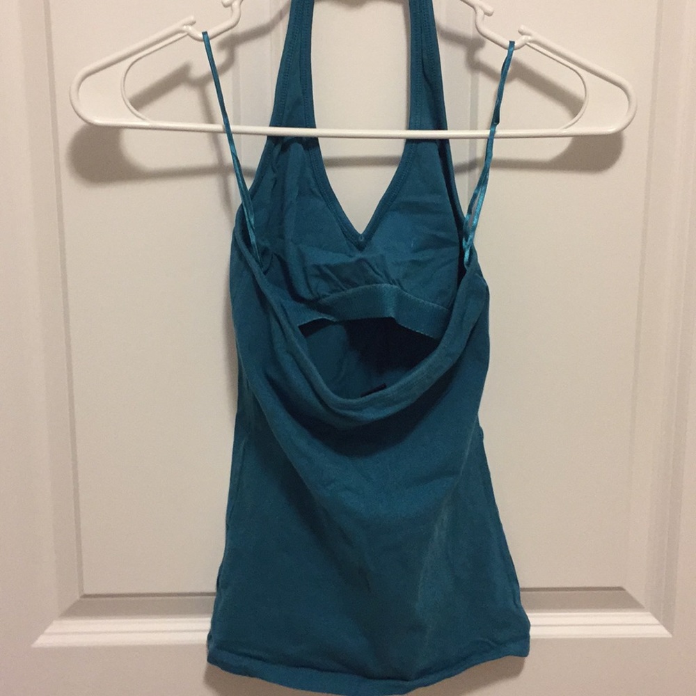 Teal halter top - Picture 2 of 3